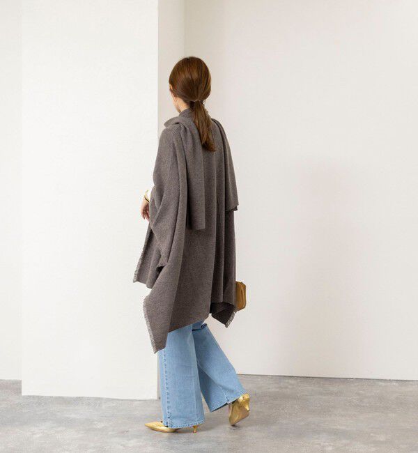 NOLLEY'S「【WALANCE/ワランス】merino wool poncho stole」|ニット・セーター|