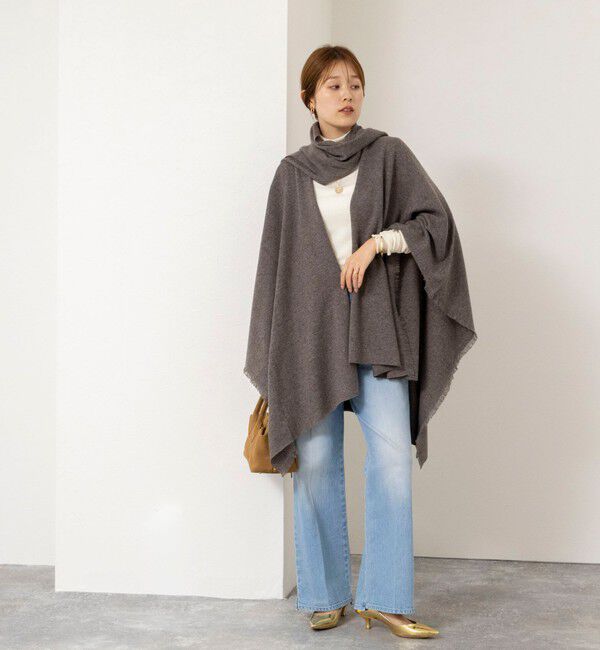 NOLLEY'S「【WALANCE/ワランス】merino wool poncho stole」|ニット・セーター|
