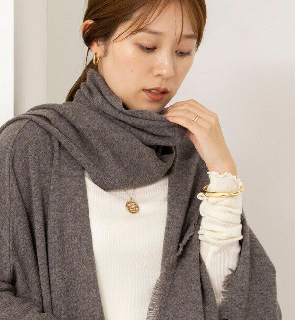 NOLLEY'S「【WALANCE/ワランス】merino wool poncho stole」|ニット・セーター|