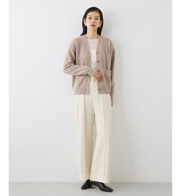 ROPE「【J'aDoRe・一部店舗限定サイズ】センタープレスワイドパンツ/イージーケア」|スラックス|