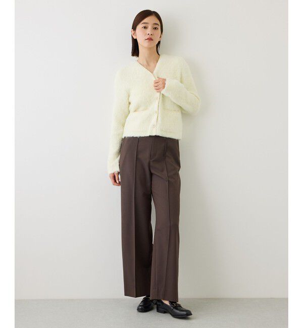 ROPE「【J'aDoRe・一部店舗限定サイズ】センタープレスワイドパンツ/イージーケア」|スラックス|