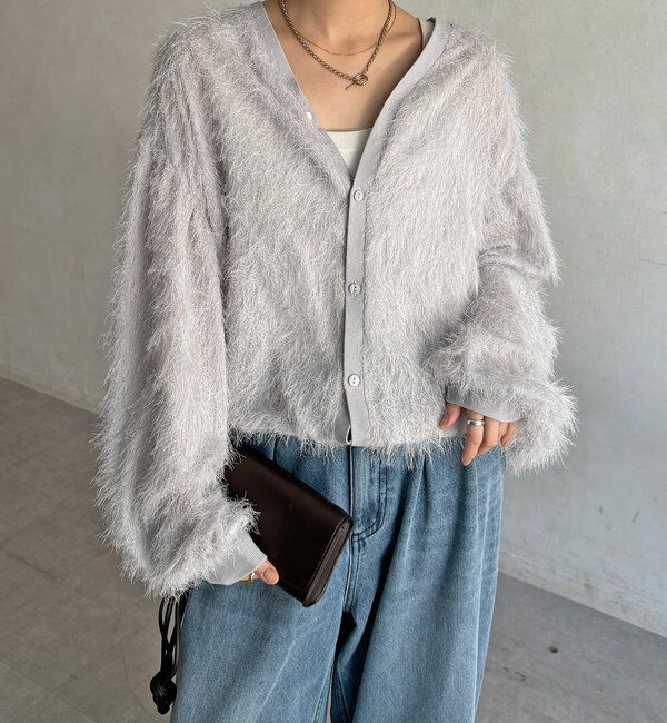  「ヘアリードロスト2WAYシャツカーディガン」|シャツ・ブラウス|