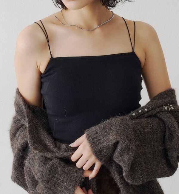  「【ベストヒットアイテム/累計販売10万枚突破】カップ付きクロップドブラキャミ」|キャミソール|