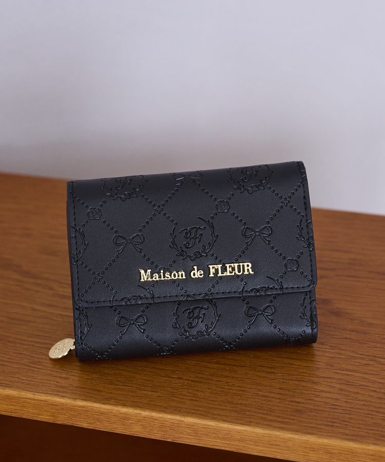 Maison de FLEUR「カラーモノグラムウォレット」|財布|