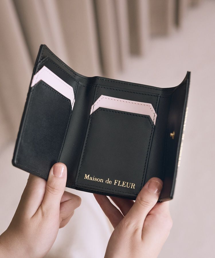 Maison de FLEUR「カラーモノグラムウォレット」|財布|