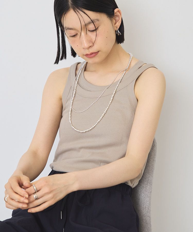AMERICAN HOLIC「【2点セット・吸水速乾・抗菌防臭】シアーリブタンクトップ」|インナー|