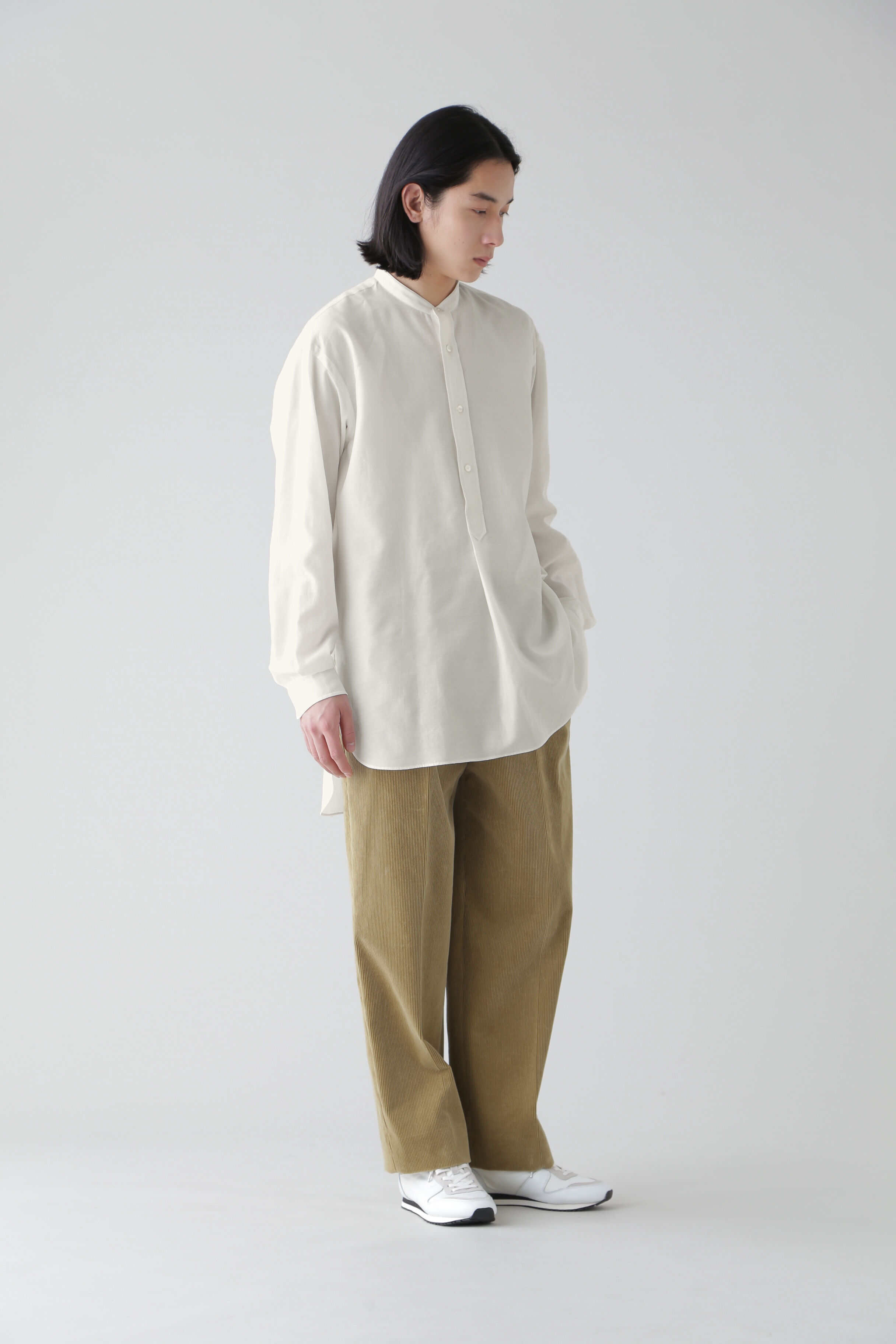 YLEVE 「YLEVE / CUPRA COTTON TENCEL LAWN P/O SH」|シャツ・ブラウス|