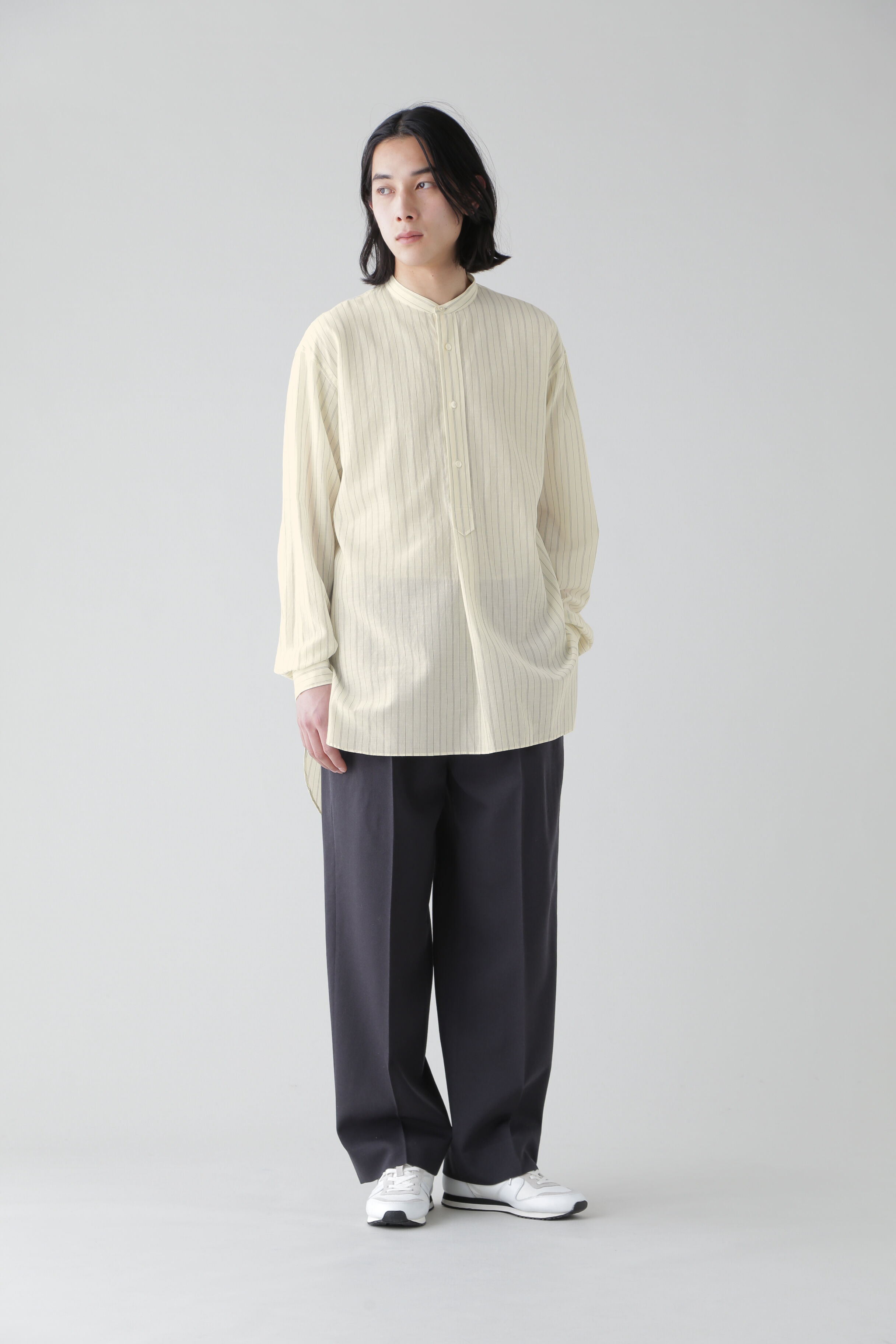 YLEVE 「YLEVE / CUPRA COTTON TENCEL LAWN P/O SH」|シャツ・ブラウス|