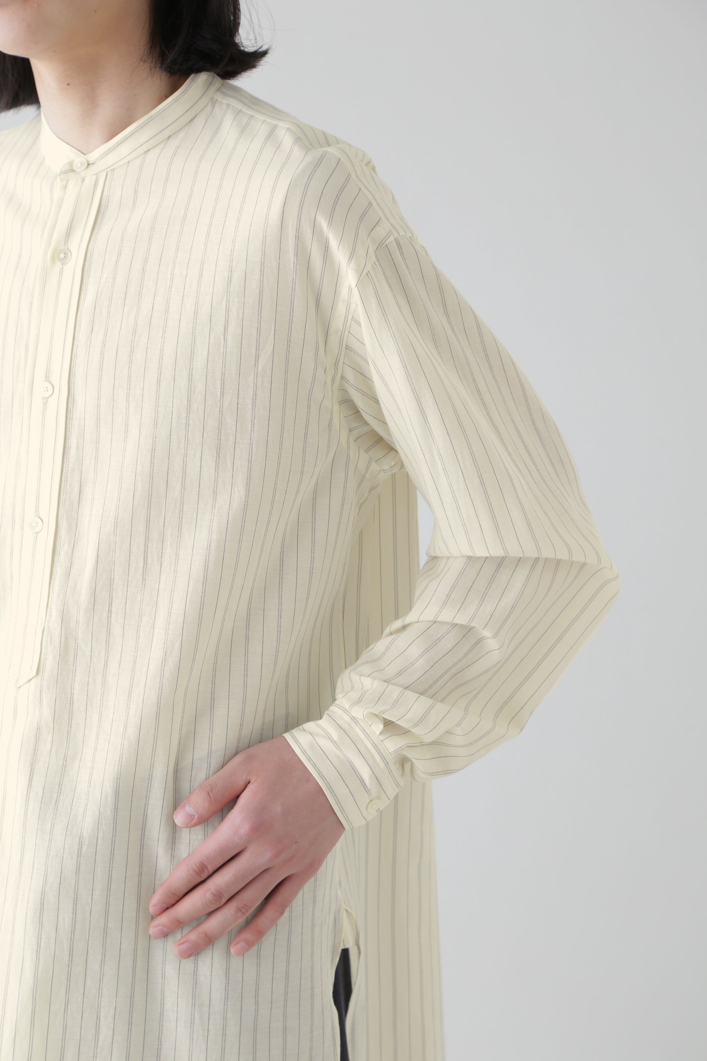 YLEVE 「YLEVE / CUPRA COTTON TENCEL LAWN P/O SH」|シャツ・ブラウス|