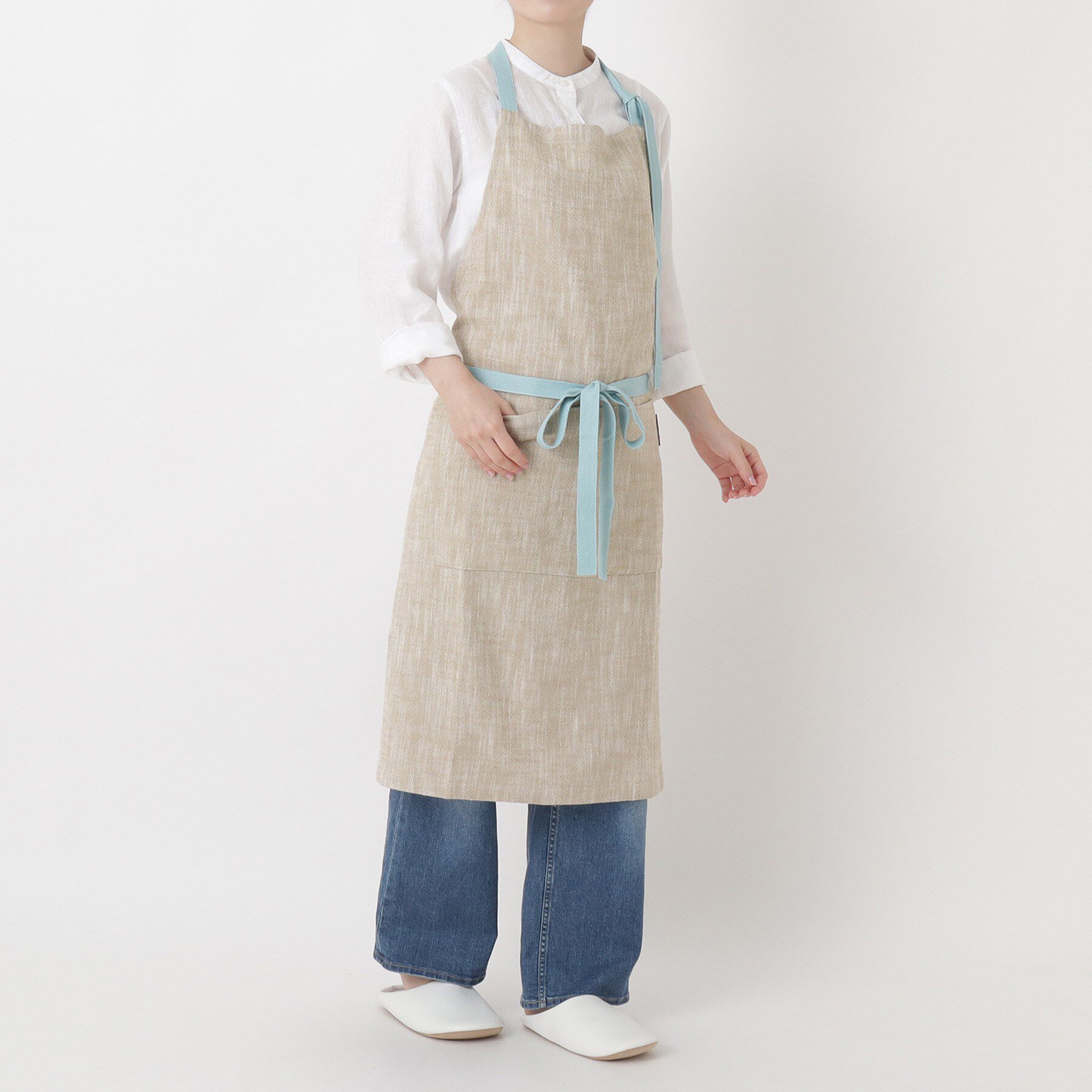 212 KITCHEN STORE「シャンブレーエプロン BE」|食器・キッチングッズ|