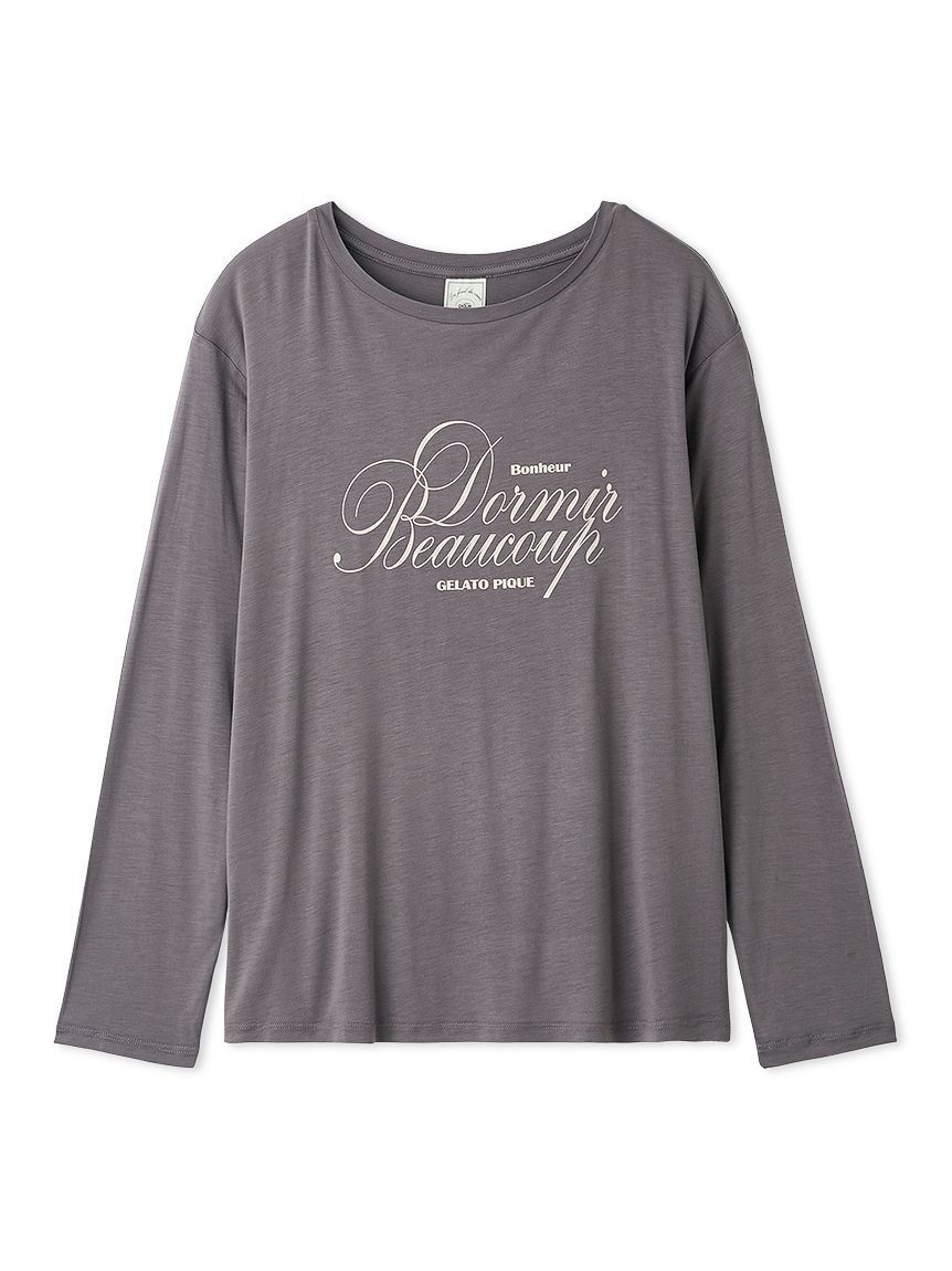 gelato pique「【接触冷感】【UVカット】フレンチレーヨンロゴTシャツ」|ルームウェア|DGRY