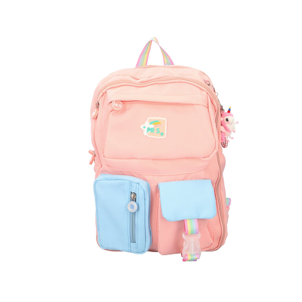 BACKYARD FAMILY「リュック キッズ 女の子 おしゃれ 通販 リュックサック バックパック デイパック 小学生 小学校」|リュック|ピンク1