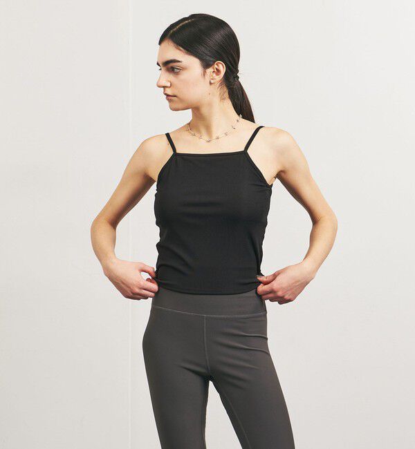 UNITED ARROWS「＜TO UNITED ARROWS＞BASIC キャミソール ブラトップ」|スポーツ|BLACK
