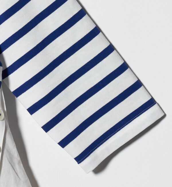 UNITED ARROWS「【別注】＜MUVEIL＞６分袖 レース ボーダー カットソー ‐united LOVE project 2026」|Tシャツ・カットソー|