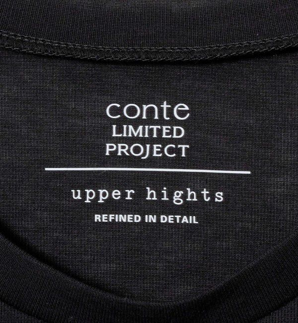 conte「＜upper hights &times; conte＞チュニック クルーネックTシャツ」|Tシャツ・カットソー|