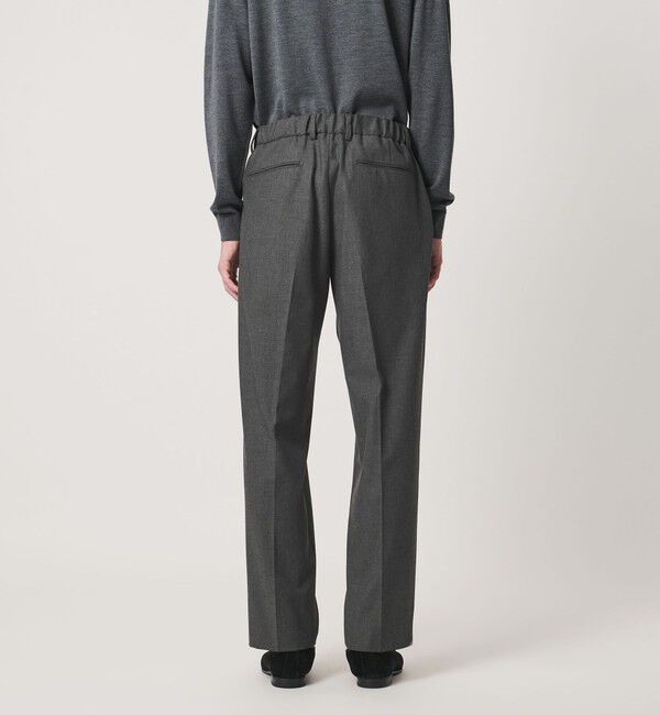 UNITED ARROWS「ツイル 1プリーツ テーパード イージー スラックス 2WAYストレッチ」|チノ|