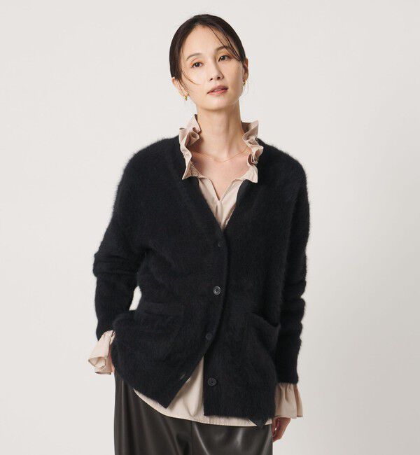 UNITED ARROWS「フォックスカシミヤ ミドル カーディガン」|カーディガン|
