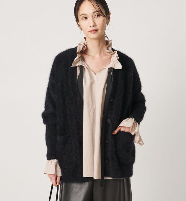 UNITED ARROWS「フォックスカシミヤ ミドル カーディガン」|カーディガン|
