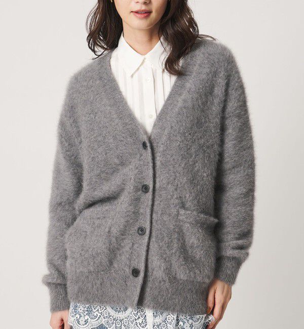 UNITED ARROWS「フォックスカシミヤ ミドル カーディガン」|カーディガン|