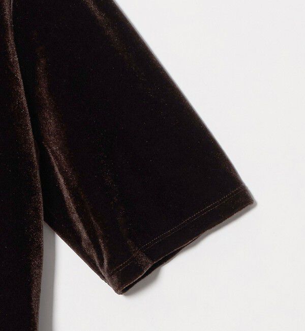 UNITED ARROWS green label relaxing「ベロア ショートスリーブ ワンピース」|ワンピース|