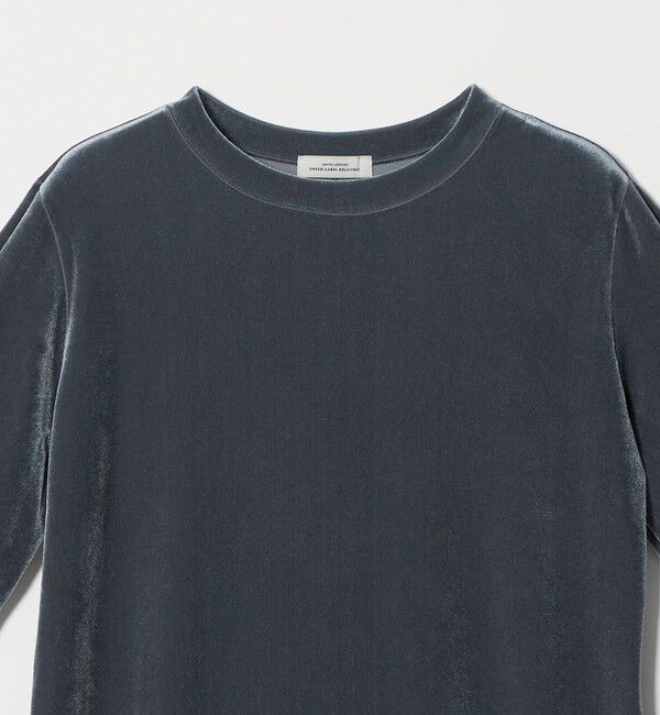 UNITED ARROWS green label relaxing「ベロア ショートスリーブ ワンピース」|ワンピース|