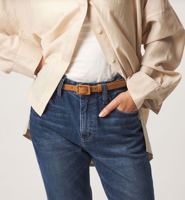 UNITED ARROWS green label relaxing「クルミバックル ベルト」|ベルト|BEIGE