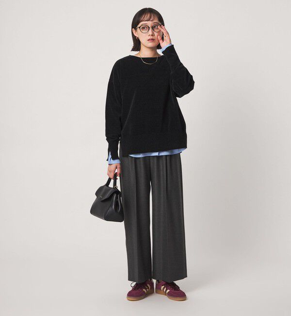 UNITED ARROWS green label relaxing「モール ロングスリーブ プルオーバー ニット」|ニット・セーター|