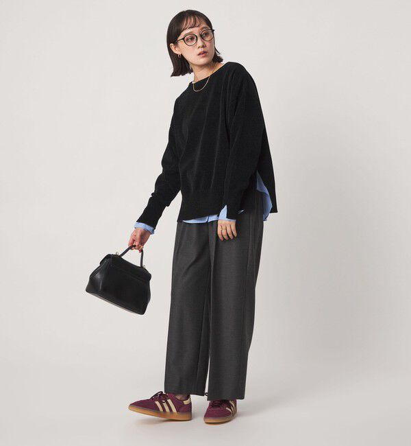 UNITED ARROWS green label relaxing「モール ロングスリーブ プルオーバー ニット」|ニット・セーター|