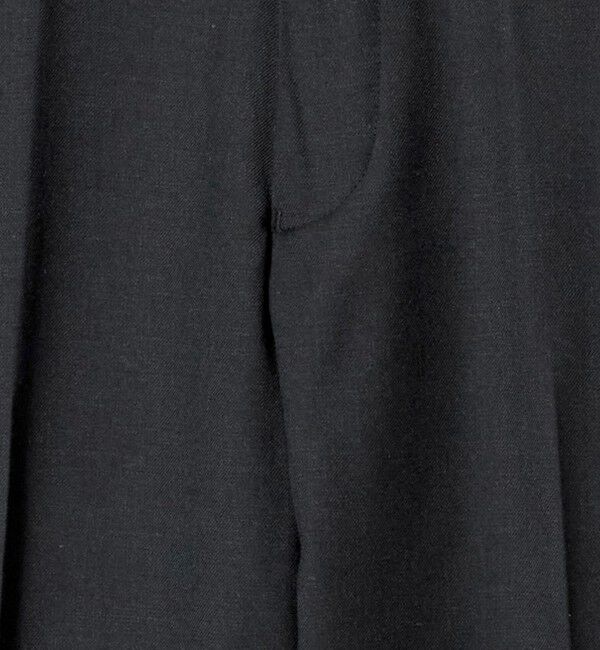 UNITED ARROWS green label relaxing「TWPU サキソニー スタンダード スラックス -ストレッチ・ウエストアジャスター-」|スラックス|