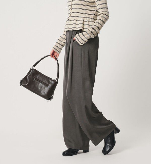 BEAUTY&YOUTH UNITED ARROWS「アセテート 2タック ワイドストレートパンツ ウォッシャブル」|その他|