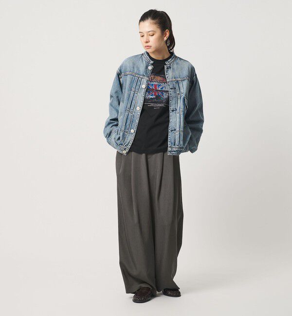 BEAUTY&YOUTH UNITED ARROWS「アセテート 2タック ワイドストレートパンツ ウォッシャブル」|その他|