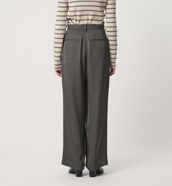 BEAUTY&YOUTH UNITED ARROWS「アセテート 2タック ワイドストレートパンツ ウォッシャブル」|その他|