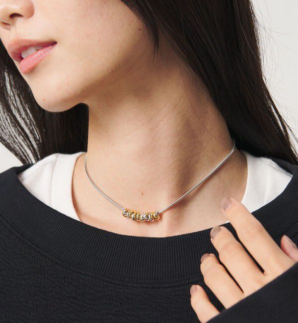 BEAUTY&YOUTH UNITED ARROWS「＜LAPUIS＞Coil フック チョーカー」|ネックレス|