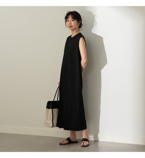 BEAMS SELECTION for WOMEN「ATON / スビン ノースリーブドレス」|ワンピース|