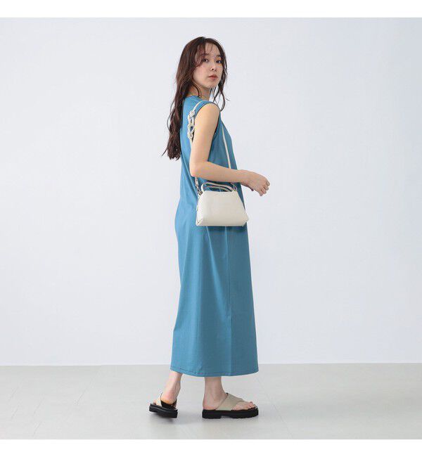 BEAMS SELECTION for WOMEN「ATON / スビン ノースリーブドレス」|ワンピース|