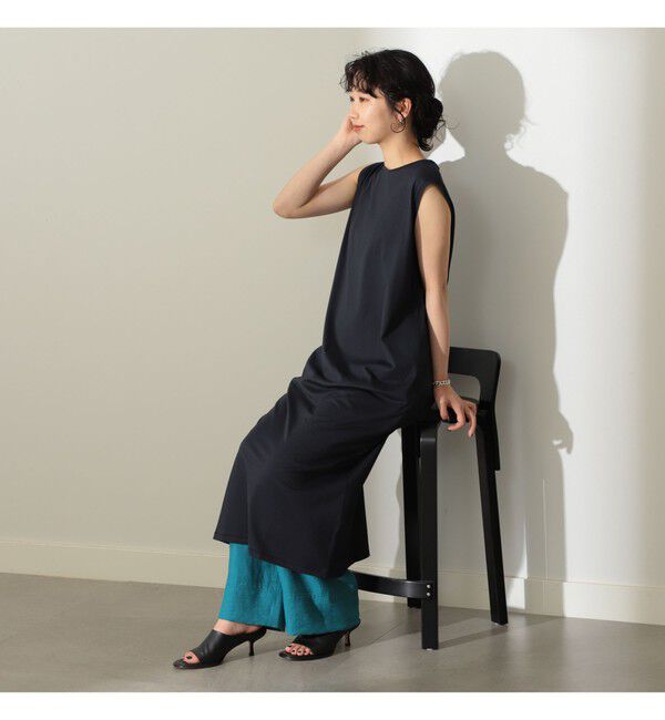BEAMS SELECTION for WOMEN「ATON / スビン ノースリーブドレス」|ワンピース|