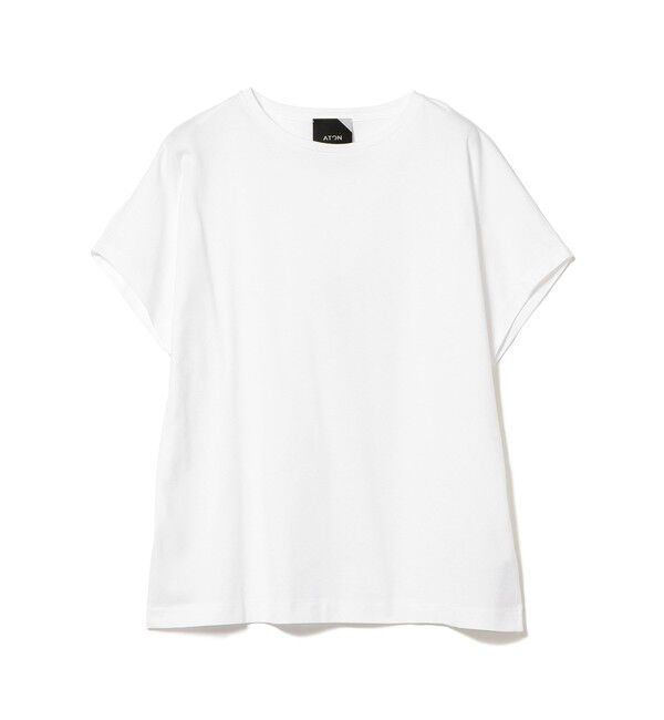 BEAMS SELECTION for WOMEN「ATON / スビンコットン キャップスリーブ Tシャツ」|Tシャツ・カットソー|