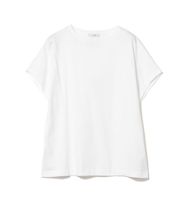 BEAMS SELECTION for WOMEN「ATON / スビンコットン キャップスリーブ Tシャツ」|Tシャツ・カットソー|