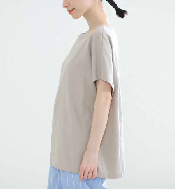BEAMS SELECTION for WOMEN「ATON / スビンコットン キャップスリーブ Tシャツ」|Tシャツ・カットソー|