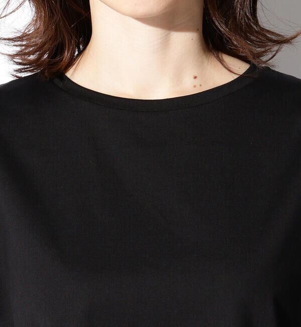 BEAMS SELECTION for WOMEN「ATON / スビンコットン キャップスリーブ Tシャツ」|Tシャツ・カットソー|