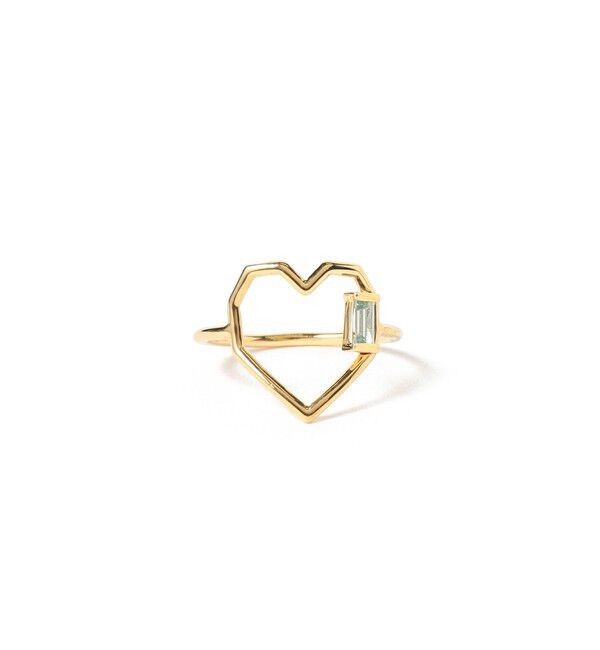 BEAMS SELECTION for WOMEN「ALIITA / ハート アクアマリン リング」|その他|