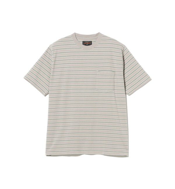BEAMS PLUS「Pocket Tee Multi Stripe①」|Tシャツ・カットソー|