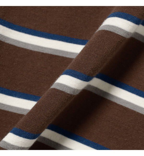 BEAMS PLUS「Pocket Tee Multi Stripe①」|Tシャツ・カットソー|