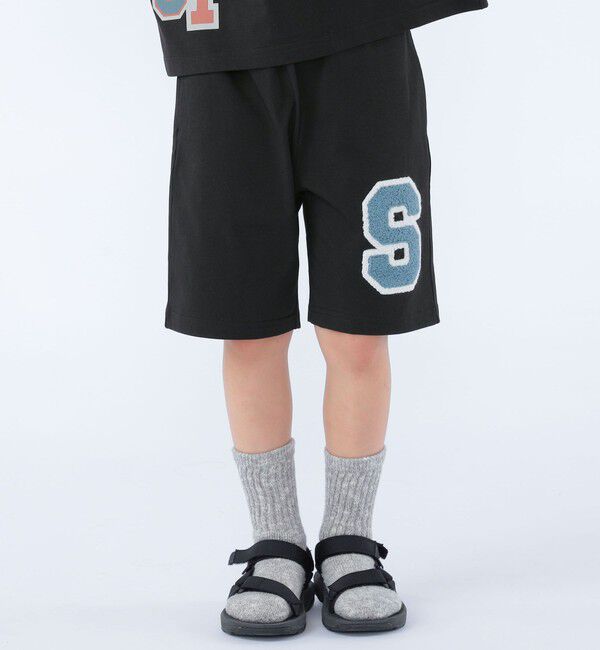 SHIPS KIDS「SHIPS KIDS:100～130cm /〈UVカット/接触冷感〉ワッペンプリント ショーツ」|その他|