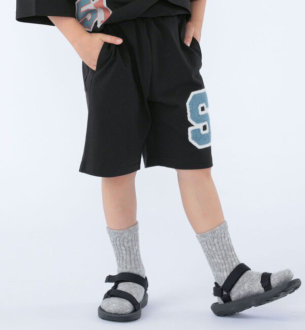SHIPS KIDS「SHIPS KIDS:100～130cm /〈UVカット/接触冷感〉ワッペンプリント ショーツ」|その他|