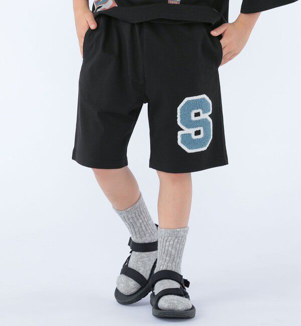 SHIPS KIDS「SHIPS KIDS:100～130cm /〈UVカット/接触冷感〉ワッペンプリント ショーツ」|その他|