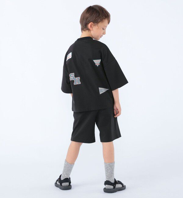 SHIPS KIDS「SHIPS KIDS:100～130cm /〈UVカット/接触冷感〉ワッペンプリント ショーツ」|その他|