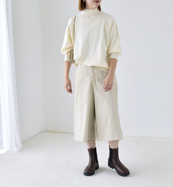 quaranciel「《予約》〈洗濯機可能〉シームデザイン セミワイド ハーフ パンツ」|その他|
