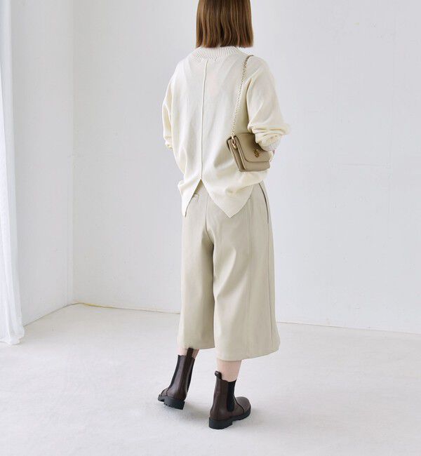 quaranciel「《予約》〈洗濯機可能〉シームデザイン セミワイド ハーフ パンツ」|その他|
