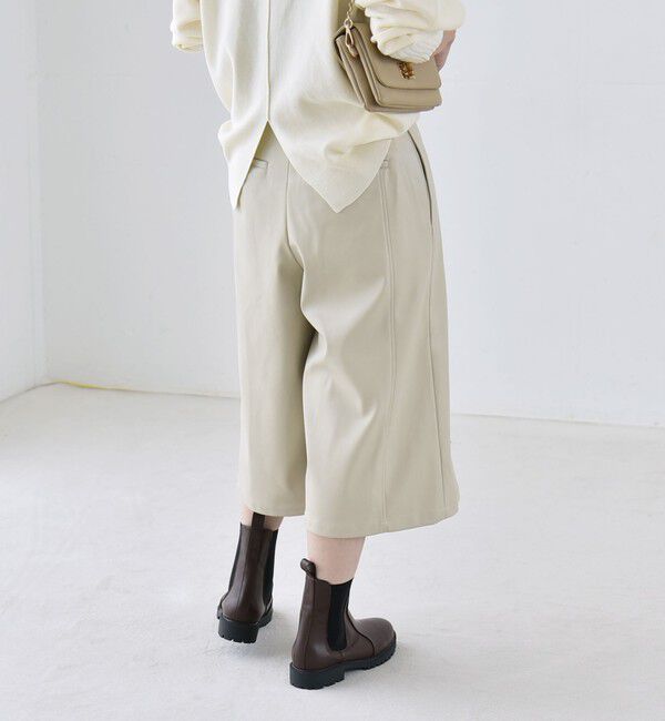 quaranciel「《予約》〈洗濯機可能〉シームデザイン セミワイド ハーフ パンツ」|その他|